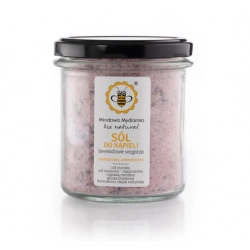 Miodowa Mydlarnia sól do kąpieli Lawendowe Wzgórze 350g